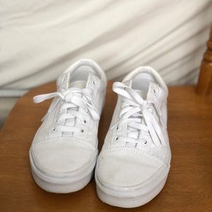 Canvas Old Skool White Vans